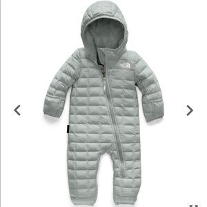 COPY - The North Face 12-18 month Snowsuit in Meld Grey